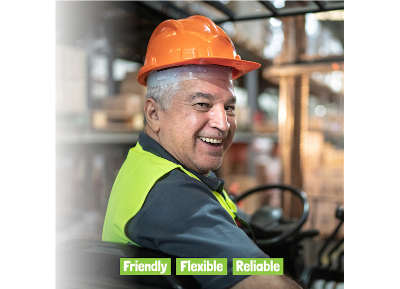 Factory Worker Smiling